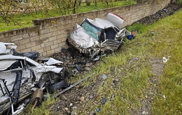 Xaçmazda dəhşətli qəza - Sürücülər öldü