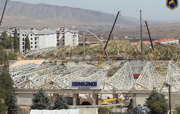 Xankəndi stadionu yenidən belə qurulur