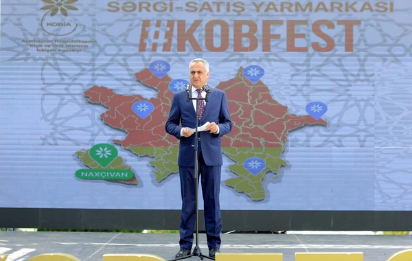 Naxçıvanda "KOB FEST" sərgi-satış yarmarkası keçirilir