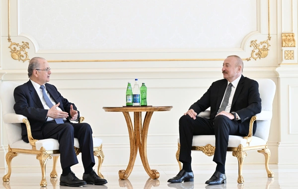 İlham Əliyev Fələstinin Baş nazirini qəbul edib