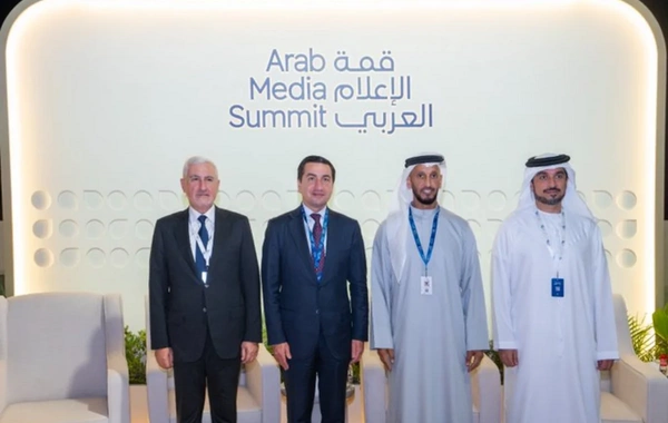 Hikmət Hacıyev Ərəb Media Forumunda iştirak edib