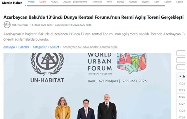 Мировые медиа широко осветили выступление Президента Ильхама Алиева на открытии WUF13