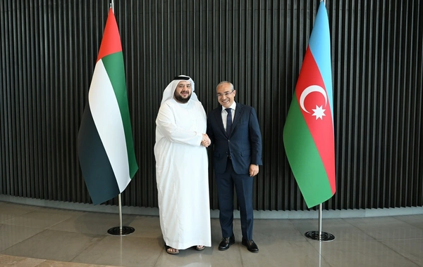 Микаил Джаббаров обсудил с министром инвестиций ОАЭ установление новых партнерских отношений