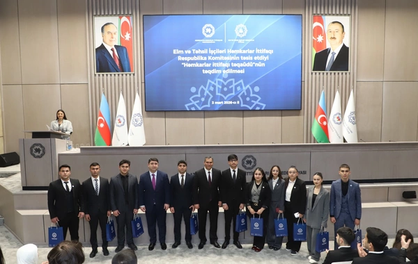 250 tələbəyə "Həmkarlar ittifaqı təqaüdü" təqdim olunub