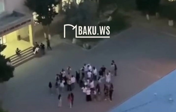 Bakıda məktəbdə çəkilən bu görüntülər müzakirələrə səbəb oldu