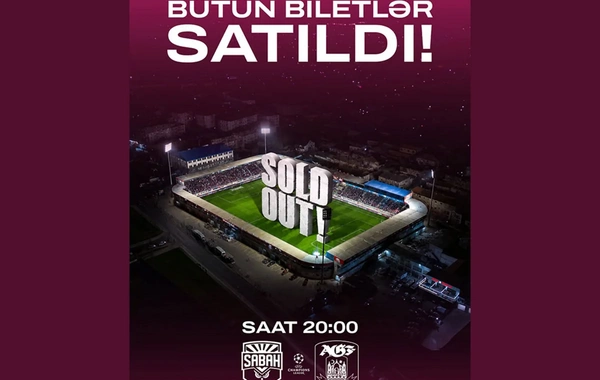 UEFA Champions League: All tickets for the Sabah - Aarhus match sold out