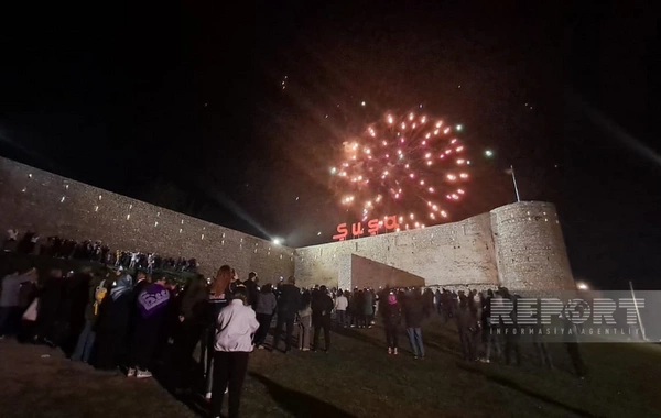 Şuşada 8 Noyabr - Zəfər Günü münasibətilə atəşfəşanlıq olub