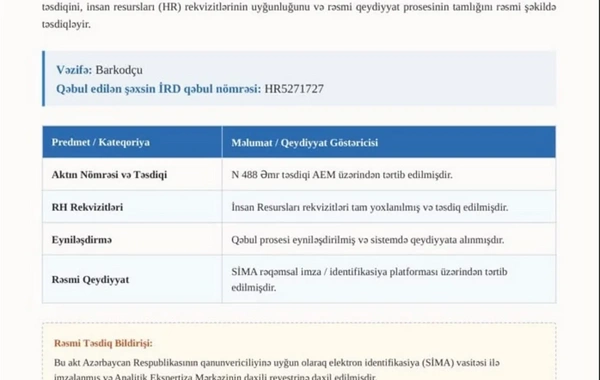 AEM vətəndaşları aldatmağa yönəlmiş saxta məlumatlar barədə xəbərdarlıq yayıb