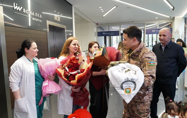 "Liv Bona Dea" Hospitalında qazi ailəsinə həyat bəxş edilib