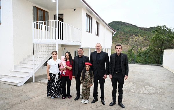 İlham Əliyev Xocalı rayonunun Seyidbəyli kəndində olub