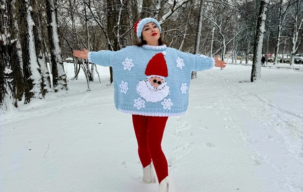 Xatirə İslamdan qarlı havada FOTOSESSİYA