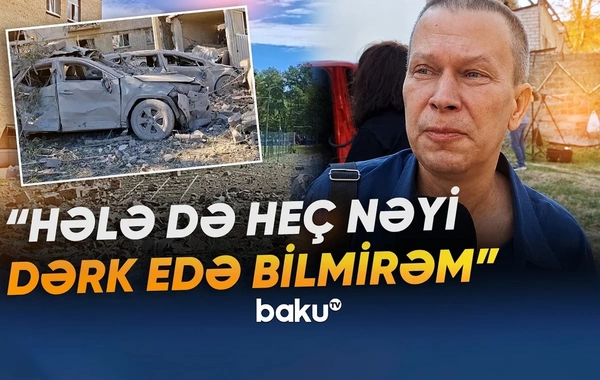 Kiyevdə PUA hücumundan sonra vəziyyət: Binaya girməyə icazə vermirlər