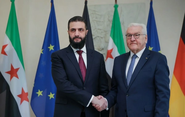 Əhməd əş-Şəraa və Frank-Valter Ştaynmayer əməkdaşlığı müzakirə ediblər