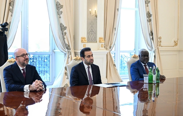 İlham Əliyev "Zayed İnsan Qardaşlığı Mükafatı" ilə bağlı nümayəndə heyətini qəbul edib