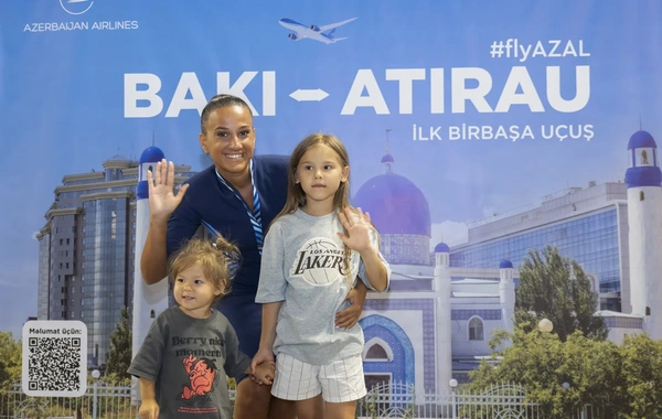 Azərbaycan Hava Yolları Atırauya ilk reysini həyata keçirib