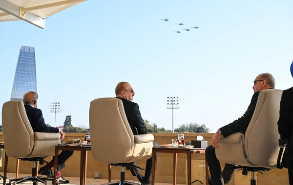 Vətən müharibəsində Qələbənin beşinci ildönümünə həsr olunmuş Hərbi parad keçirilib