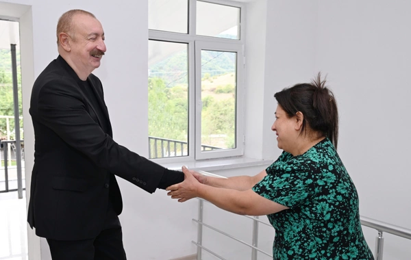 Prezident İlham Əliyev Xocalı rayonunun Badara kəndində olub