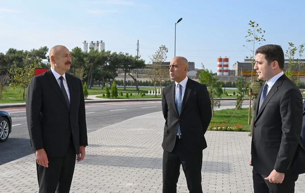 İlham Əliyev "SABAH.city" innovasiya şəhərciyinin birinci mərhələsinin açılışında iştirak edib