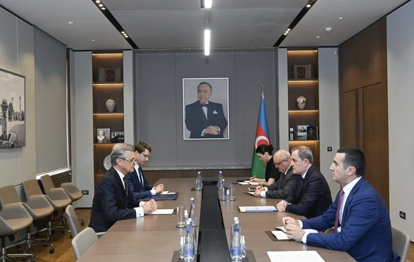 Ceyhun Bayramov Almaniyanın Azərbaycana yeni təyin olunmuş səfirini qəbul edib