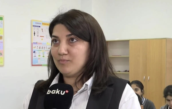 Ağdamın Xıdırlı kəndindəki məktəbdən reportaj: Burada işləmək çox qürurvericidir