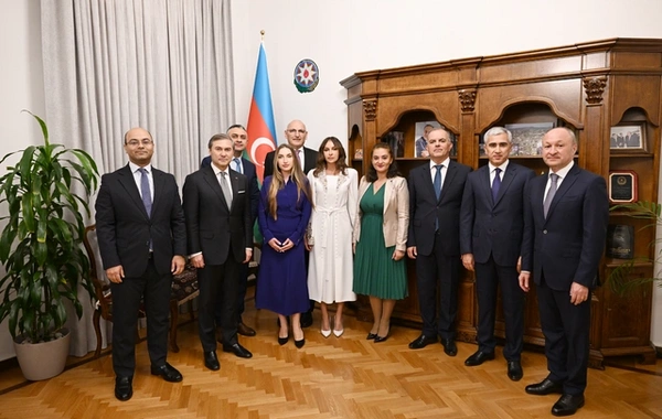 Mehriban Əliyeva Azərbaycanın Müqəddəs Taxt-Tacdakı səfirliyinin inzibati ofisinin açılışında iştirak edib