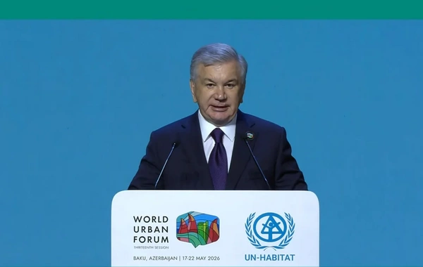 Mirziyoyev WUF13-ün qüsursuz təşkilinə görə İlham Əliyevə minnətdarlığını bildirib