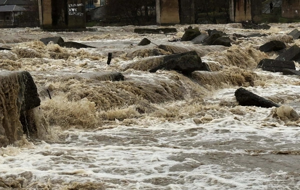 Lənkərançayda suyun səviyyəsi artıb - qabaqlayıcı tədbirlər görülür