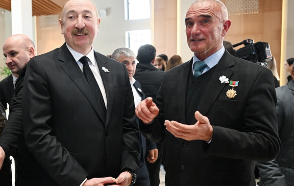 Prezident İlham Əliyev Xocalı Soyqırımı Memorialının açılışında iştirak edib