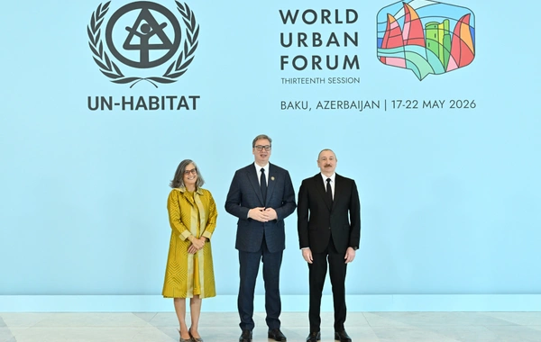 İlham Əliyev Ümumdünya Şəhərsalma Forumunun 13-cü Sessiyasının açılış mərasimində iştirak edir