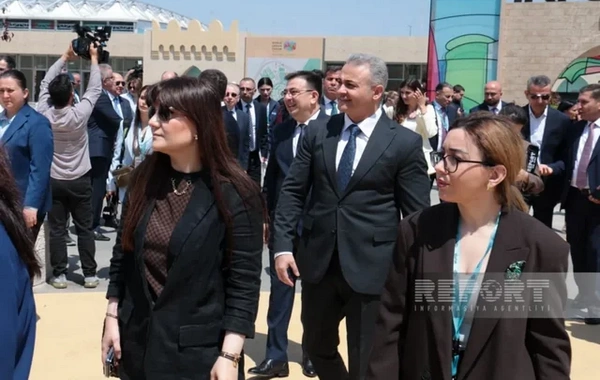 Media nümayəndələri Bakı Olimpiya Stadionunda WUF13-lə bağlı görülən işlərlə tanış olublar