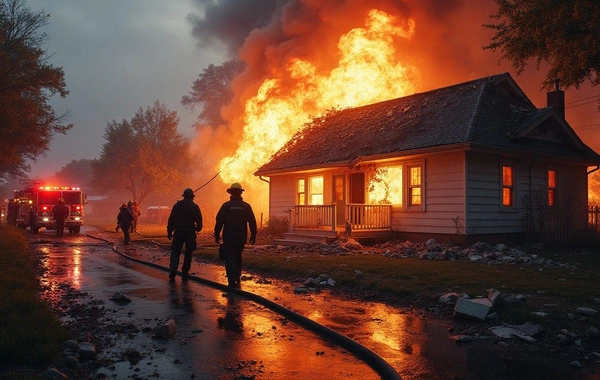 Explosion in Mingachevir destroyed a private house