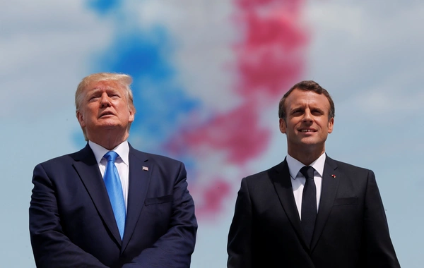 Makron Trampın sözlərinə belə cavab verdi