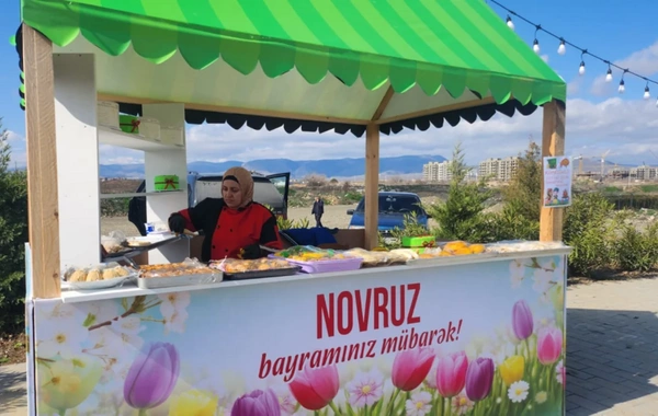 Ağdam şəhərində Novruz yarmarkası fəaliyyətə başlayıb