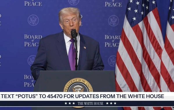 Donald Tramp: Sülh Şurası istənilən ölkəyə açıqdır