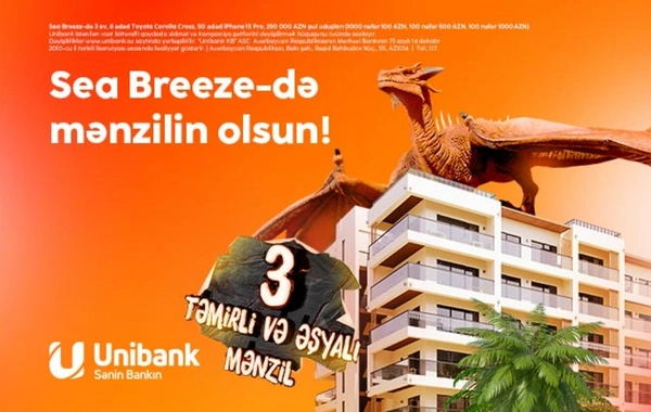 Unibankın Əjdaha lotereyasındakı 3 mənzili kimlər qazanacaq?