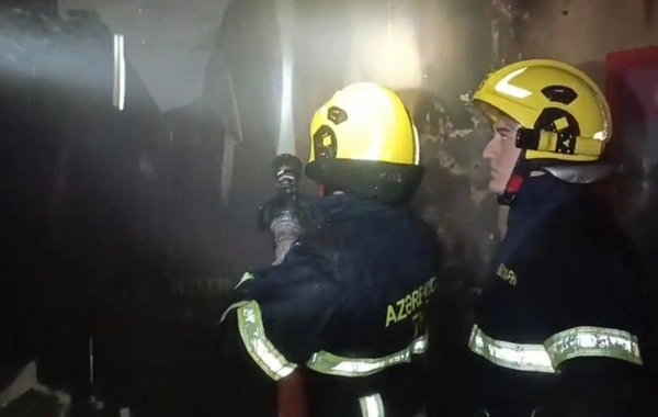 Bakıda restoranda YANĞIN