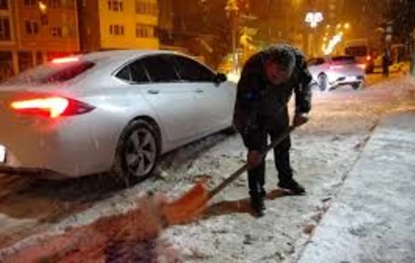 Türkiyənin bu şəhərinə güclü qar yağdı