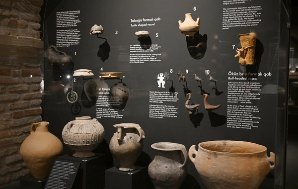 Leyla Əliyeva və Arzu Əliyeva Şəkidə tarixi-memarlıq abidələrinin bərpadan sonra açılışında iştirak ediblər