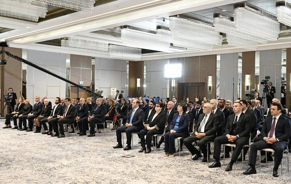 Президент Ильхам Алиев принял участие в церемонии, посвященной спортивным итогам 2025 года