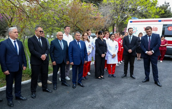 1 saylı İxtisaslaşdırılmış Poliklinikanın Laboratoriya şöbəsinin açılışı olub