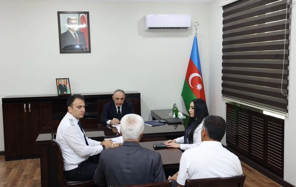 Kamran Əliyev Şamaxıda vətəndaşları qəbul edib