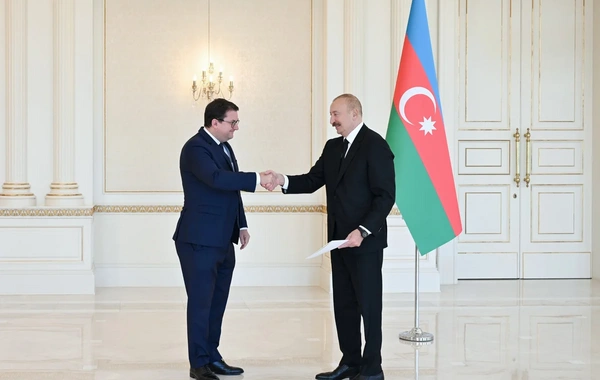 İlham Əliyev Avstriyanın Azərbaycanda yeni səfirini qəbul edib