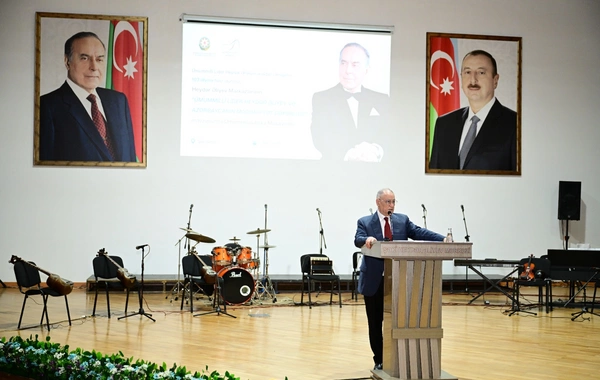 Şəkidə "Ümummilli Lider Heydər Əliyev və Azərbaycanın mədəniyyət dəyərləri" mövzusunda tədbir keçirilib