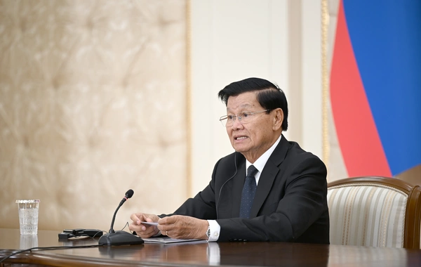 Azərbaycan və Laos prezidentləri mətbuata bəyanatlarla çıxış ediblər