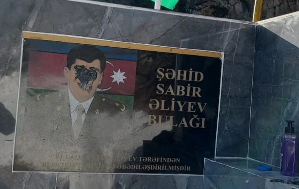 Şəhid abidəsinə qarşı tərbiyəsizlik edən saxlanıldı - YENİLƏNİB