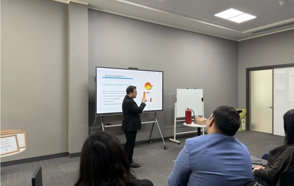 Media nümayəndələrinə əməyin mühafizəsinə dair təlim keçirilib