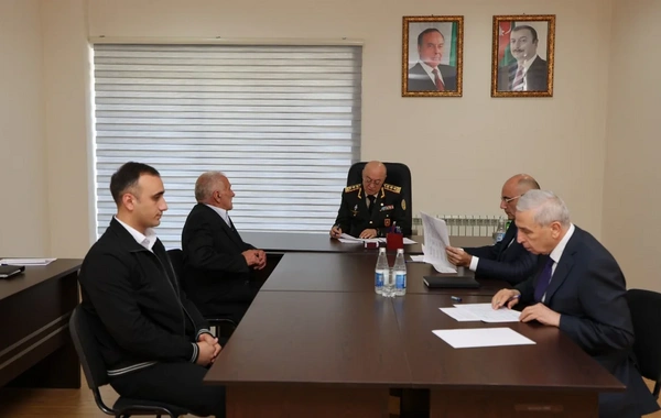 Kəmaləddin Heydərov Qaxda vətəndaşları qəbul edib