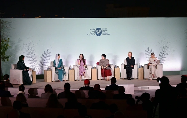 Leyla Əliyeva Əbu-Dabidə İnsan Qardaşlığı Məclisi tədbirində iştirak edib