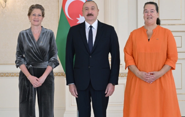 Prezident İlham Əliyev Niderlandın Azərbaycanda yeni təyin olunmuş səfirinin etimadnaməsini qəbul edib