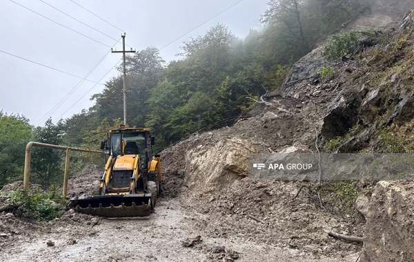 Quba-Xınalıq yolunda yenidən torpaq sürüşməsi olub